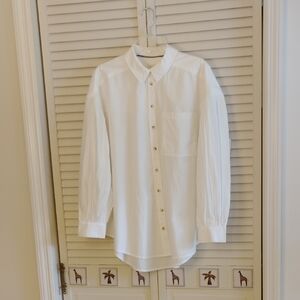 Pilcro White Button Down Shirt